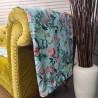 Double Sided Velvet Throw - Tranquillity | Luxury Printed Velvet Throw