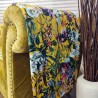 Midsummer Luxury Velvet Throw | Double Sided Large Floral Velvet Throw