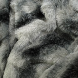 Ashford Black Faux Fur Fabric