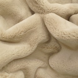 Chelsea Sandstone Faux Fur Fabric