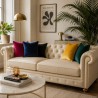 Coussins en velours bleu marine | Coussins décoratifs unis en velours bleu