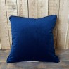 Navy Blue Velvet Kissen | Einfache Blaue Samtstreukissen