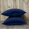 Navy Blue Velvet Kissen | Einfache Blaue Samtstreukissen