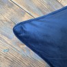 Navy Blue Velvet Kissen | Einfache Blaue Samtstreukissen