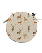 Round bistro seat pads