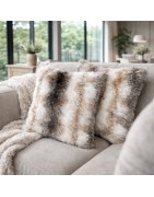 Faux fur cushions